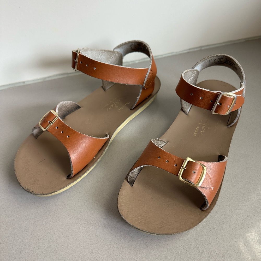 Salt water sandals - Sun-San Surfer Tan color size 13